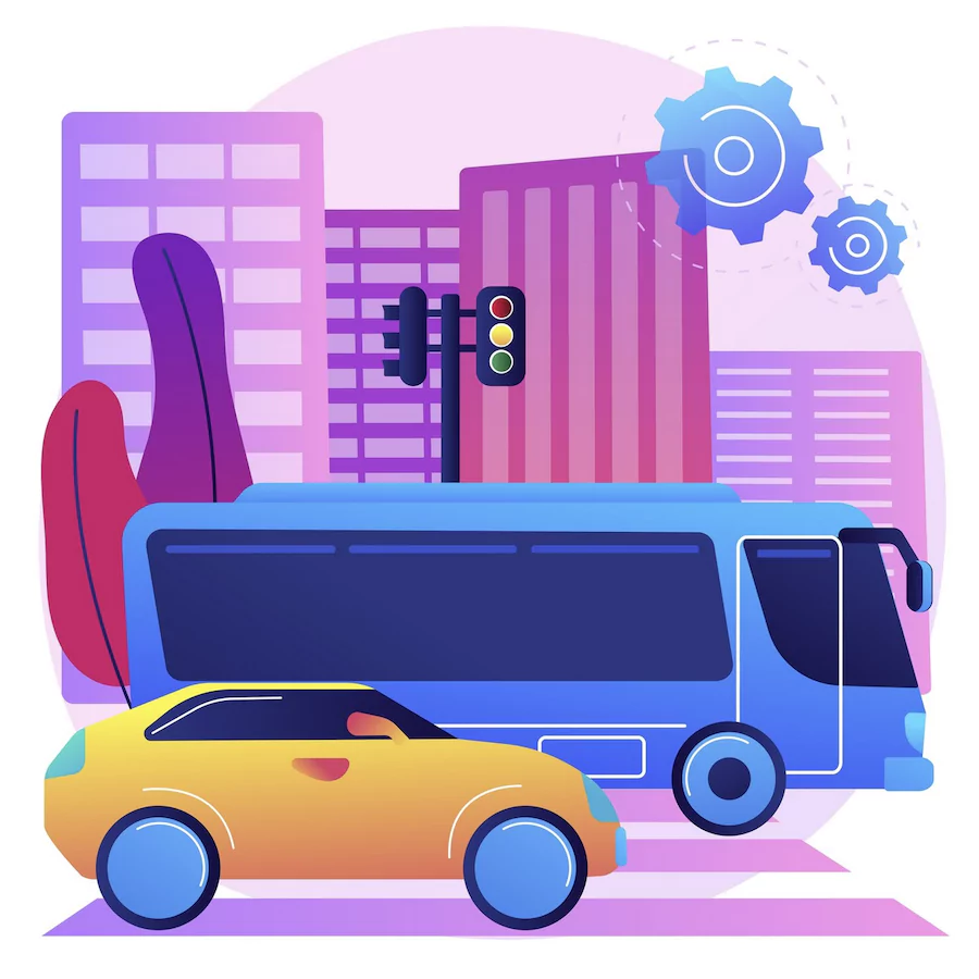 Grafica sensore per angolo cieco mezzi pesanti 